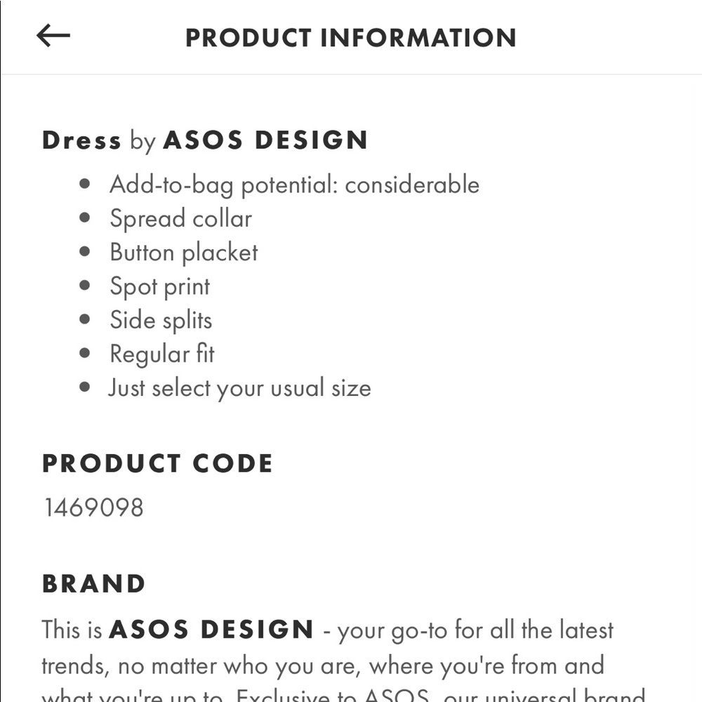 ASOS midi dress NWT - Picture 6 of 8